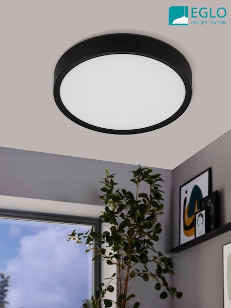 Eglo Black/White Musurita LED Ceiling Light (UR1560) | £42