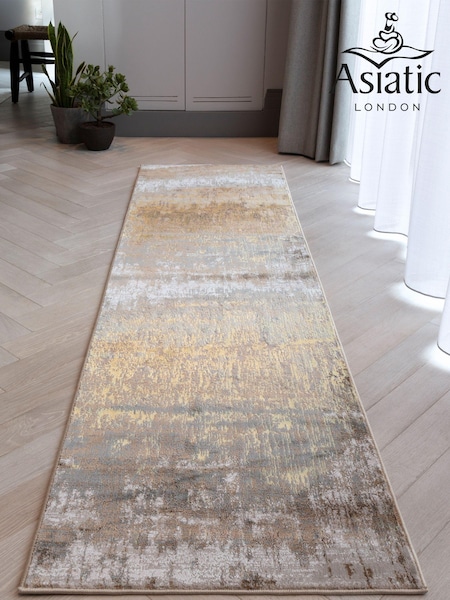 Asiatic Rugs Natural Aurora Dune Metallic Runner Rug (URW772) | £93