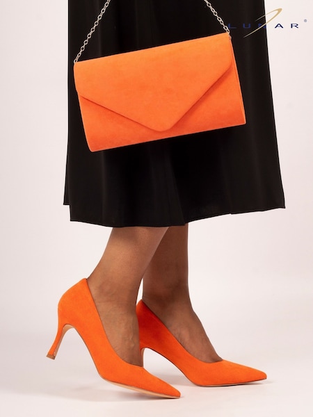 Lunar Orange Amy Court Shoes (V00072) | £37