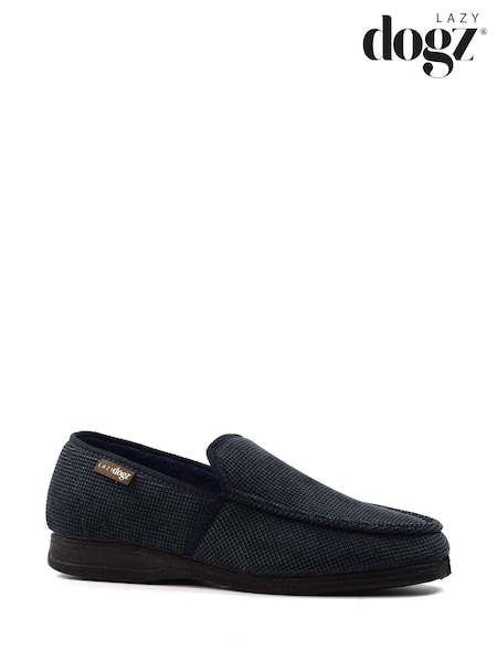 Lazy Dogz Blue Dylan Full Slippers (V00087) | £28