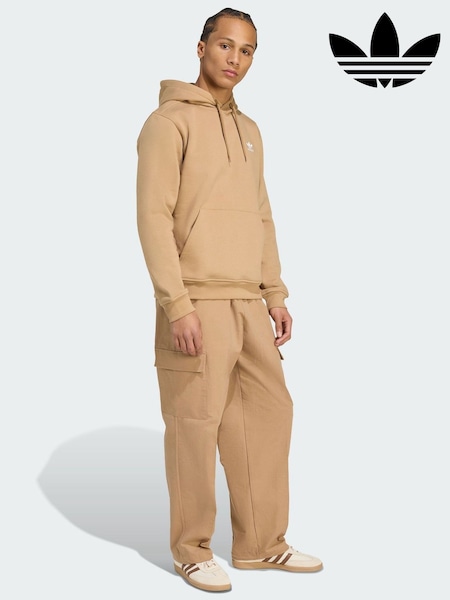 adidas Originals Cream Trefoil Essentials Woven Trousers (V00182) | £65