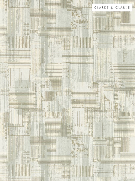 Clarke and Clarke Mineral Kazimir Metropolitan A4 Wallpaper Sample (V00215) | £1
