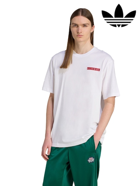 adidas Originals White Graphic T-Shirt (V00272) | £30