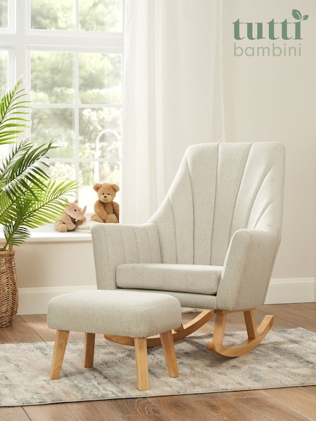 Tutti Bambini Pebble Jonah Rocking Nursing Chair & Footstool (V00376) | £229