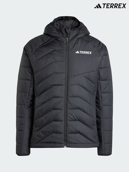 adidas Terrex Black Multi Synthetic Insulated Hooded Jacket (V00586) | £120