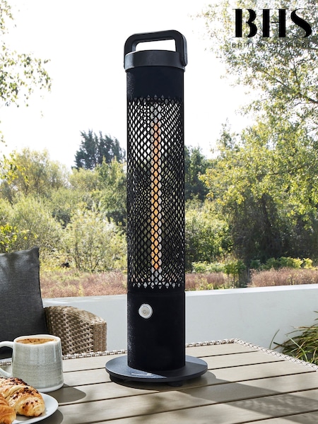 BHS Black Flocked Outdoor FS 1200W Heater (V00596) | £100