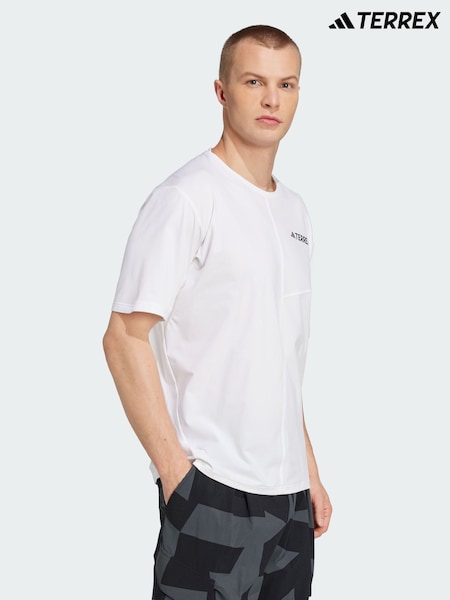 adidas Terrex White Multi Climacool T-Shirt (V01077) | £38