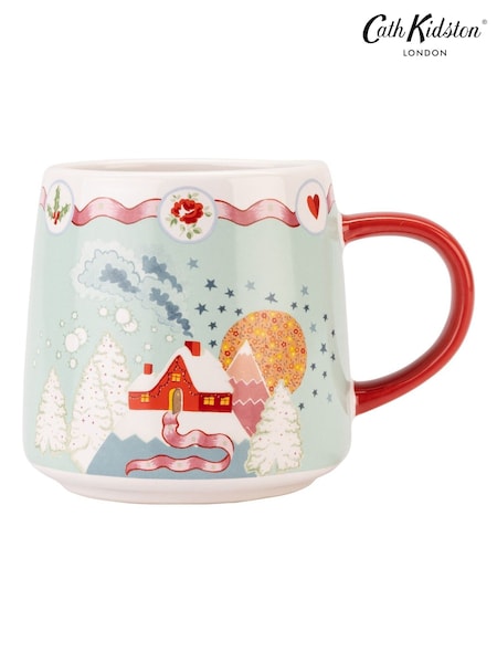 Cath Kidston Blue Home For Christmas Billie Mug (V01216) | £10
