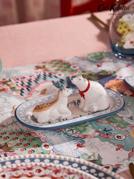 Cath Kidston Blue Polar Bear Deer Salt & Pepper Shaker (V01220) | £25