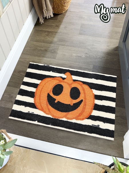 My Mat Black Stripe Pumpkin Mat (V01452) | £20