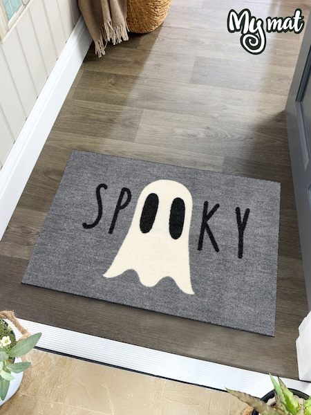 My Mat Grey Spooky Ghost Mat (V01462) | £20