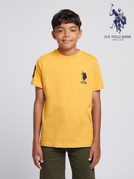 U.S. Polo Assn. Orange Player 3 T-Shirt (V02227) | £20 - £36