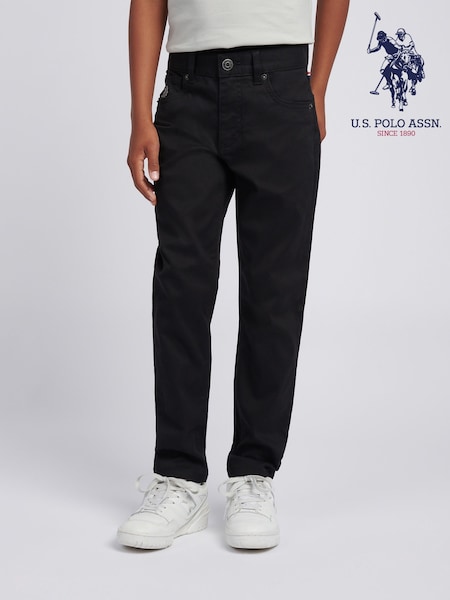 U.S. Polo Assn. Blue Bedford Cord 5 Pocket Trousers (V02237) | £35 - £42