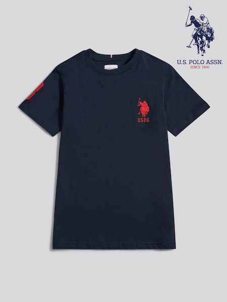 Navy Blue - U.s. Polo Assn. Player 3 T-shirt