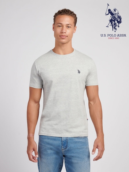 U.S. Polo Assn. Grey Mens Back Graphic T-Shirt (V02525) | £30