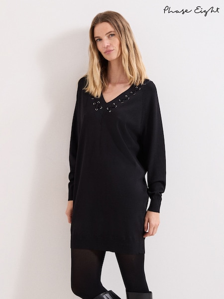 Phase Eight Black Senita Tunic (V02648) | £99
