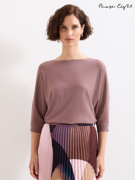 Phase Eight Brown Cristine Knit Jumper (V02650) | £49