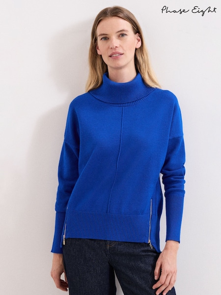 Phase Eight Blue Steph Jumper (V02661) | £89