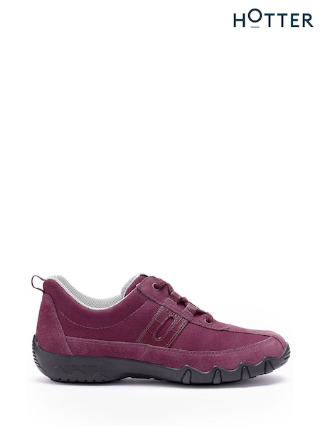 Hotter Red Regular Fit Leanne II Lace-Up Shoes (V03011) | £89