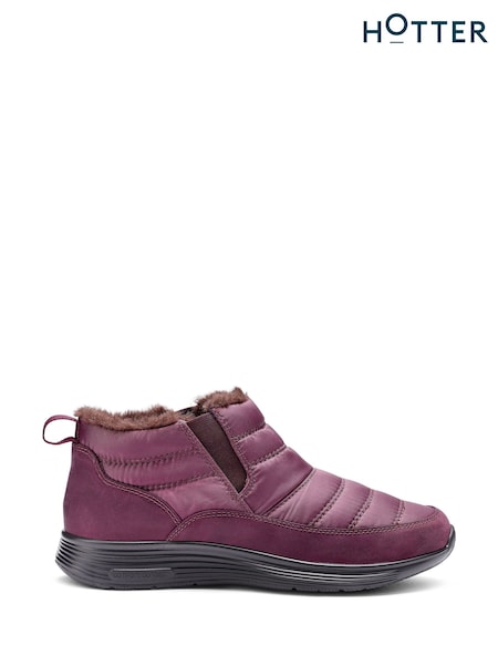 Hotter Red Hotter Red Regular Fit Frost Slip-On Boots (V03064) | £89