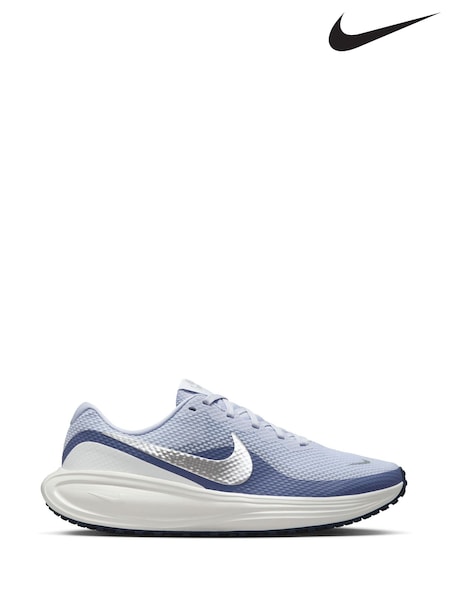 Nike Blue/Grey Revolution 8 Road Running Trainers (V03210) | £60