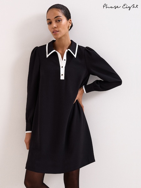 Phase Eight Black Gina Dress (V03254) | £99