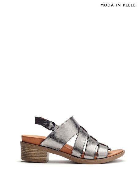 Moda in Pelle Mere Heeled Footbed Fisherman Sandals (V03382) | £99