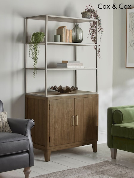 Cox & Cox Brown Tacoma Shelf Unit (V03417) | £785