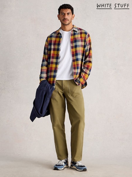 White Stuff Red Preston Buffalo Check Shirt (V03565) | £55