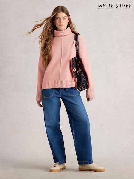 White Stuff Pink Marianne Jumper (V03572) | £65