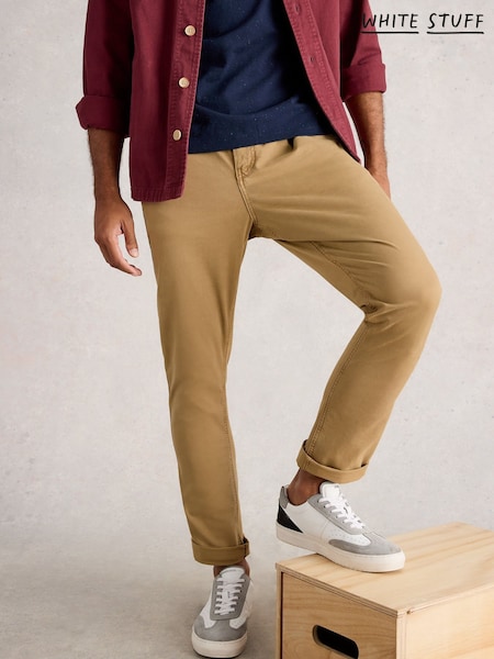 White Stuff Brown Sutton Drawstring Trousers (V03587) | £50