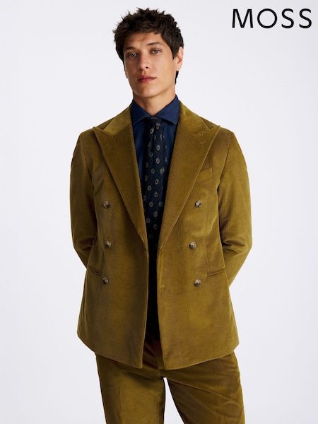 MOSS Olive Slim Fit Corduroy Suit Jacket (V03598) | £149