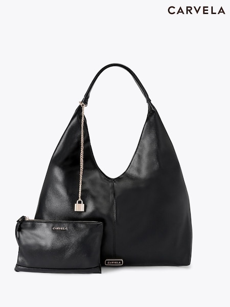 Carvela Cassia Hobo Black Bag (V03615) | £99
