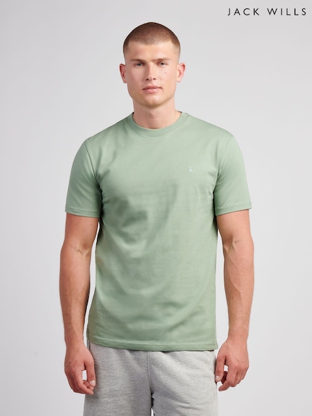Jack Wills Green Bay Sandleford T-Shirt (V03731) | £25