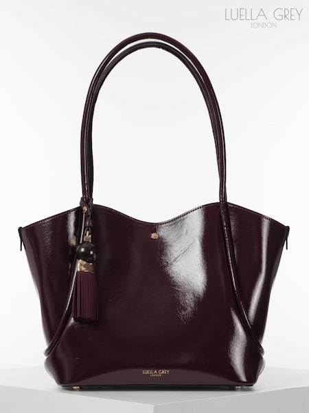 Luella Grey Burgundy Floella Tote (V03758) | £115