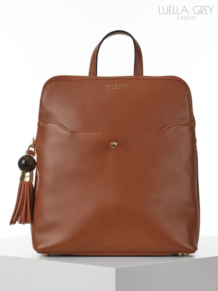 Luella Grey Tan Bridget Casual Backpack (V03765) | £85