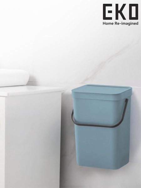 Eko Titanium Blue Puro Caddy 12L Bin (V03841) | £25