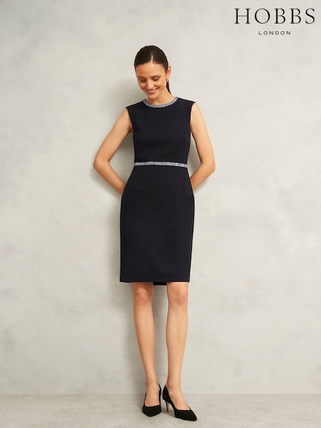 Hobbs Black Joyce Dress (V03923) | £159