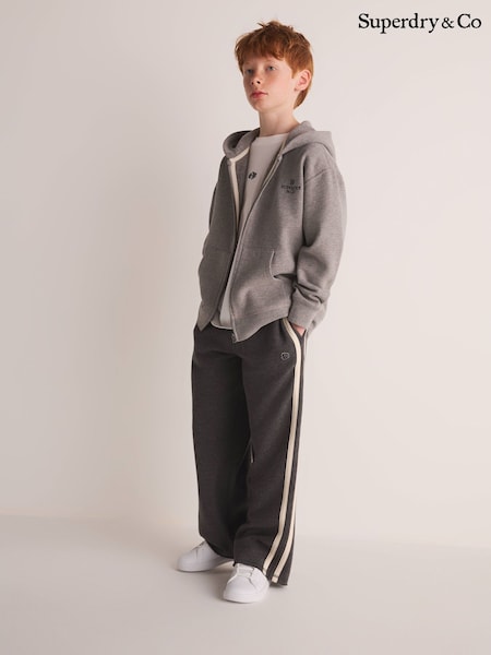 Grey - Superdry Hoodie & Joggers Set