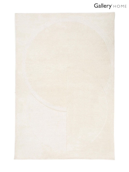 Gallery Home Cream Camden Lambswool Rug (V04169) | £600