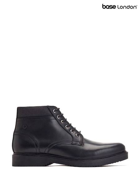 Base London Black Dugan Waxy Boots (V04217) | £80