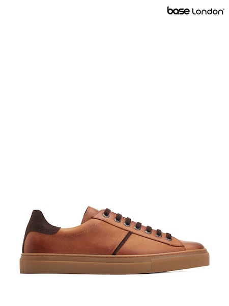 Base London Brown Beck Pull Up Shoes (V04219) | £65