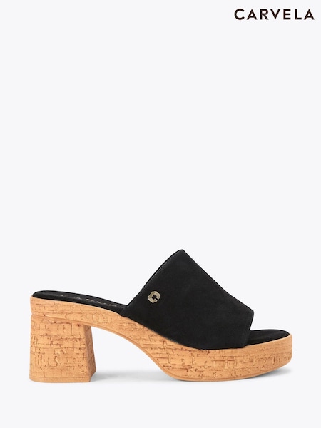 Carvela Genova Black Sandals (V04224) | £129