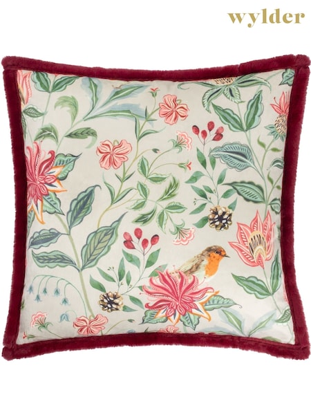 Wylder Multicolour Beatrice Printed Velvet Cushion (V04251) | £20