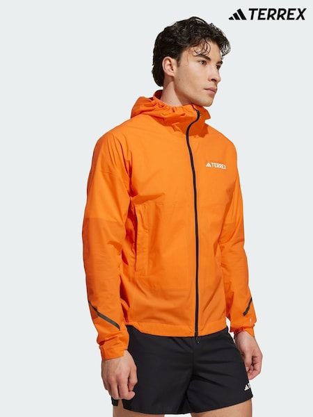 adidas Terrex Orange Xperior 2.5 Layer Light Climaproof Jacket (V04424) | £160