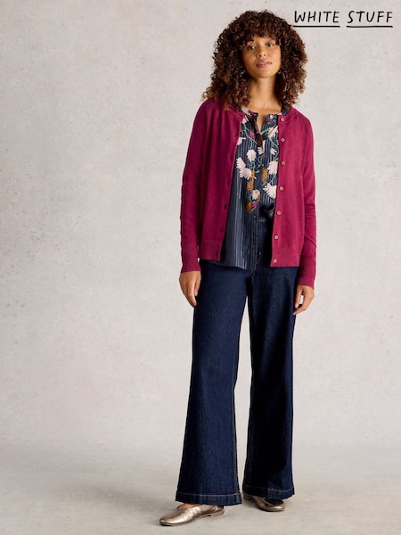 White Stuff Purple Lulu Cardigan (V04444) | £45