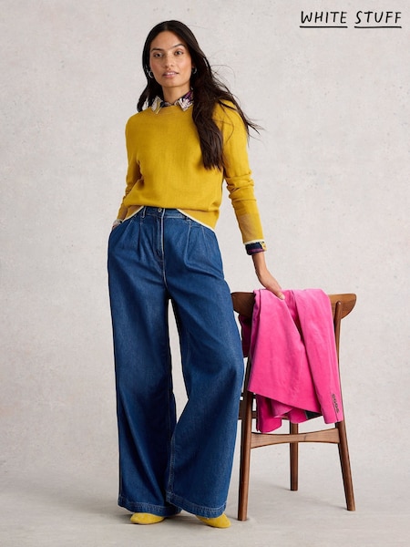 White Stuff Yellow Katie Jumper (V04491) | £49