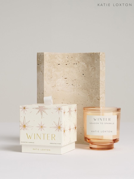 Katie Loxton Frosted Pine and Cedarwood Winter Candle (V04495) | £19