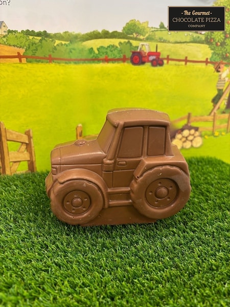 The Gourmet Chocolate Pizza Co Milk Chocolate Tractor Gift (V04564) | £18