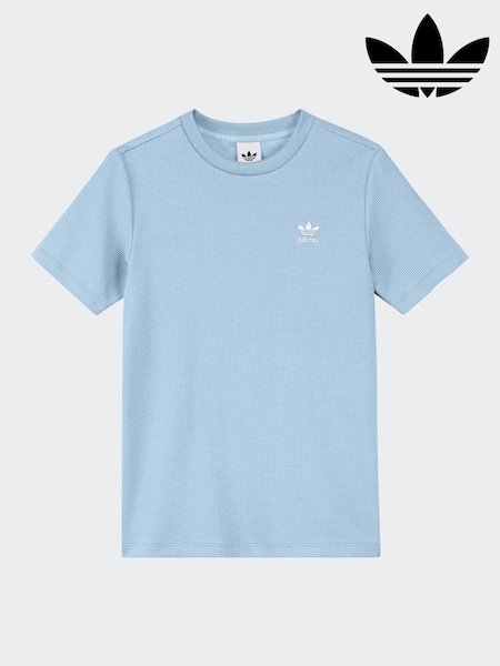 adidas Originals Blue Waffle T-Shirt (V04591) | £18